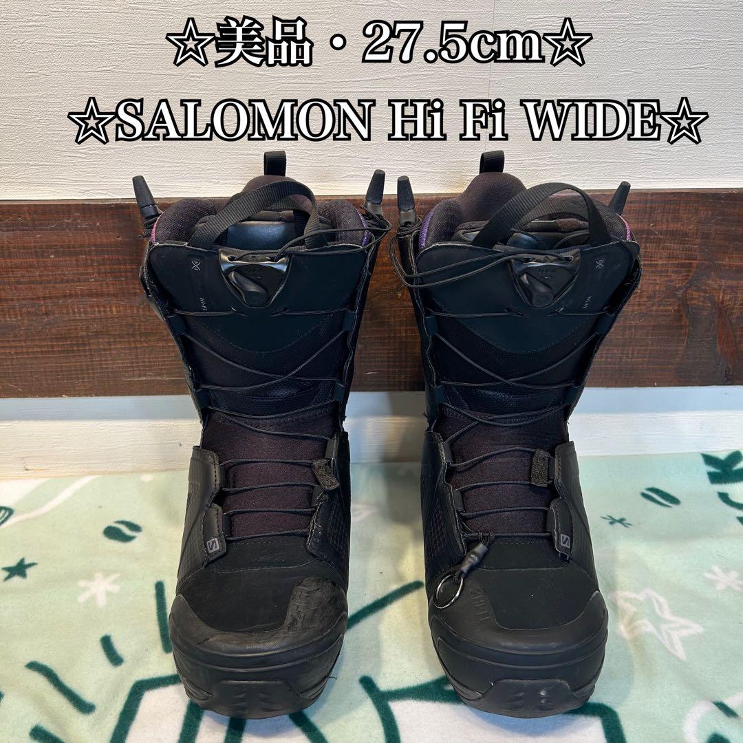 ◇美品◇ SALOMON Hi Fi WIDE 27.5cm サロモン