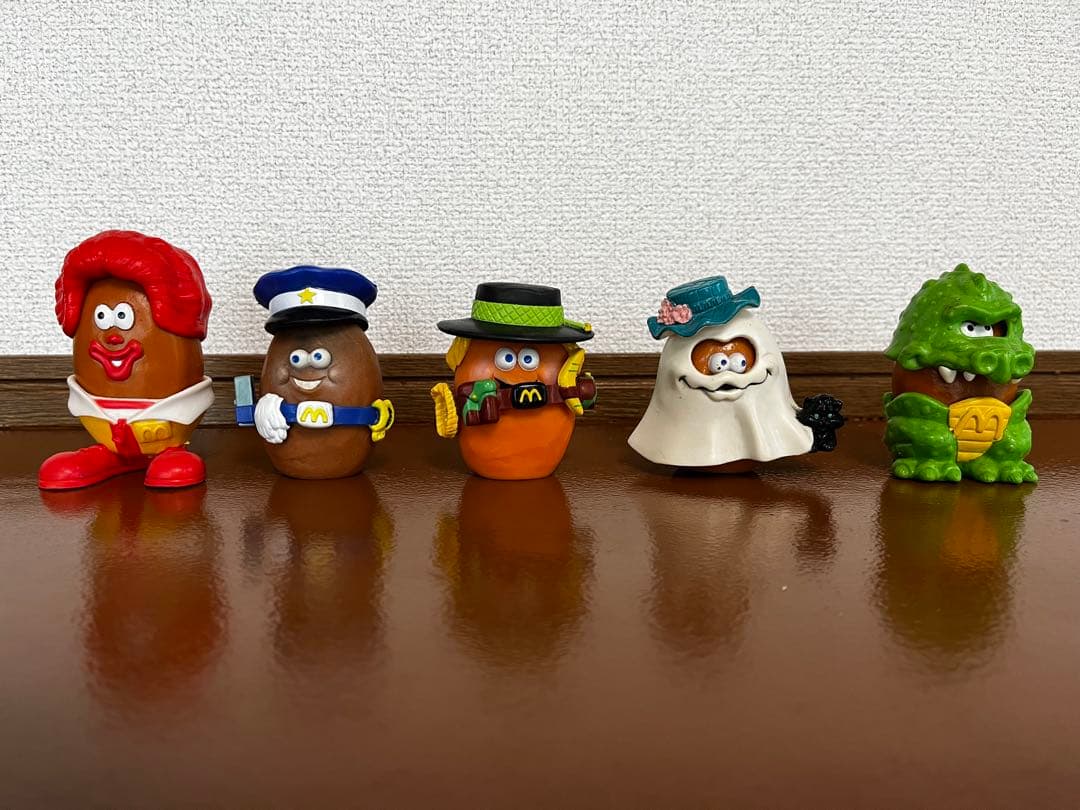 マクドナルド ミールトイ　ナゲットバディーズ 5体セット　レトロ