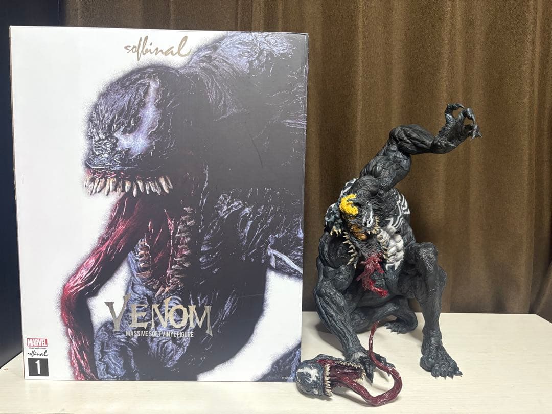 ソフビナル ヴェノム　ver1.0 ヘッドパーツ付き