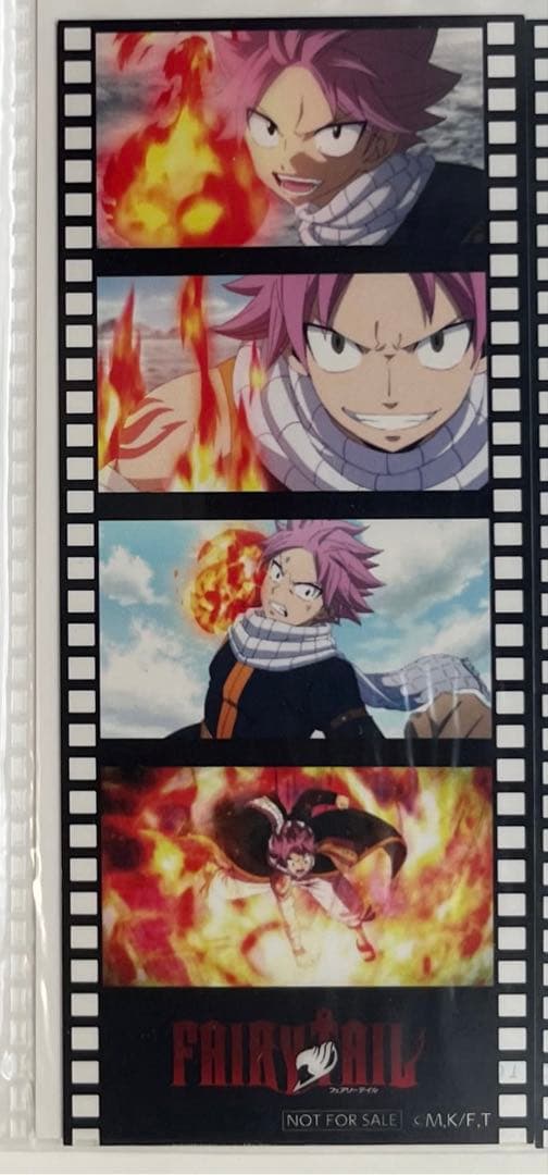 FAIRYTAIL フェアリーテイル ナツ フィルム風 しおり など