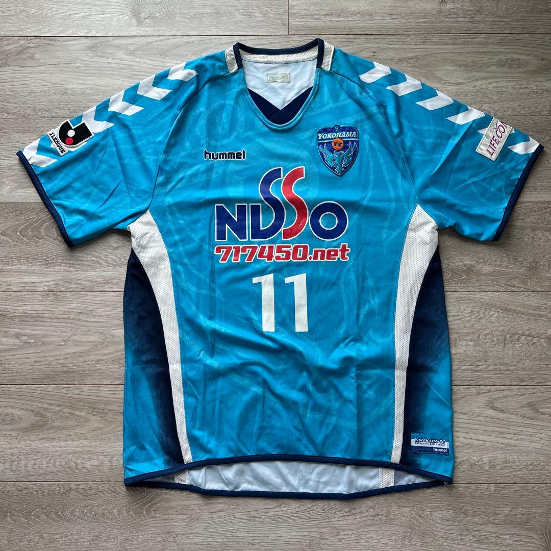 hummel 横浜FC 支給品 ユニフォーム 三浦和良 KAZU 11 日本製