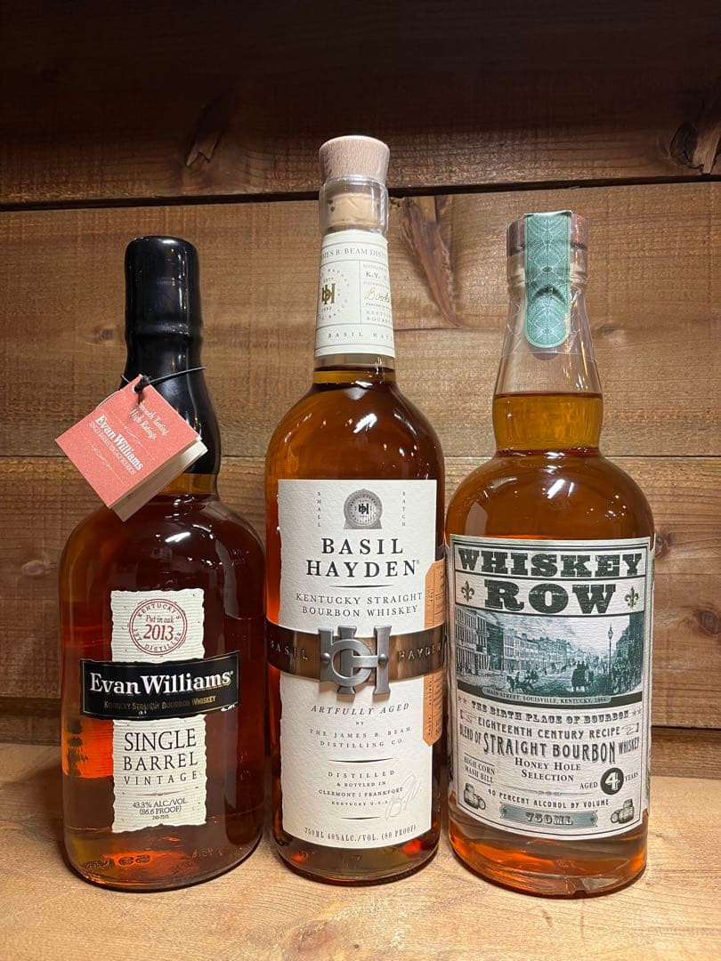 バーボンウイスキー　750ml 3本セット