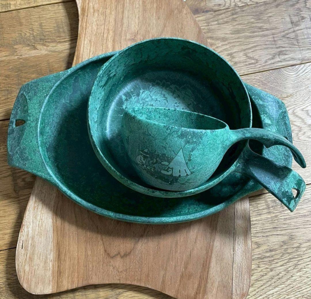 まとめ　KUPILKA（クピルカ）　ディッシュセット 3点×2　ムーミンコラボ有