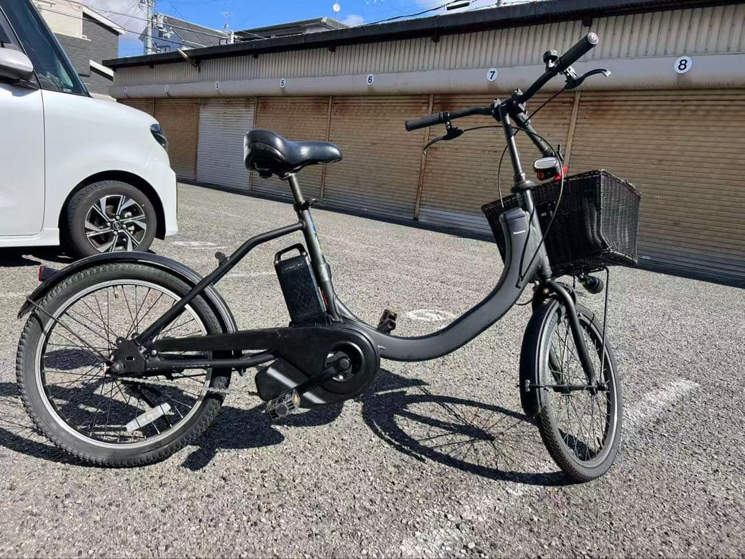 449 Panasonic 電動アシスト自転車 20インチ 8AH 充電器付