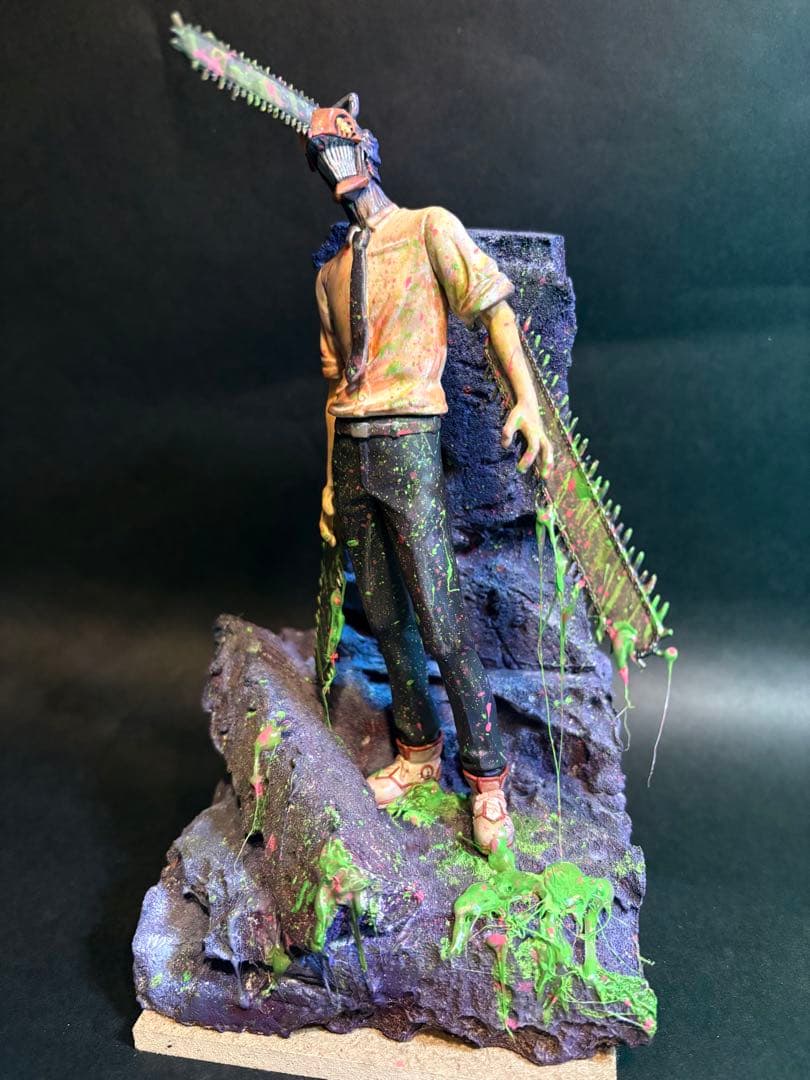 リペイント　チェンソーマン　フィギュア　ジオラマ