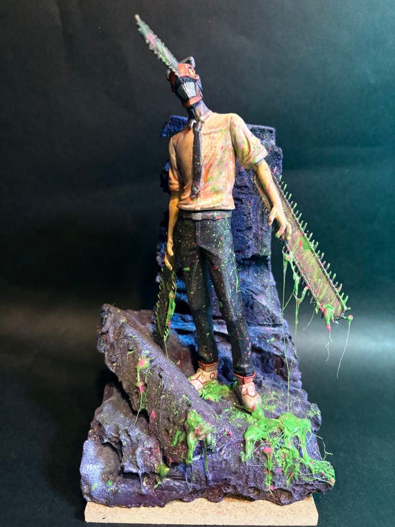 リペイント　チェンソーマン　フィギュア　ジオラマ