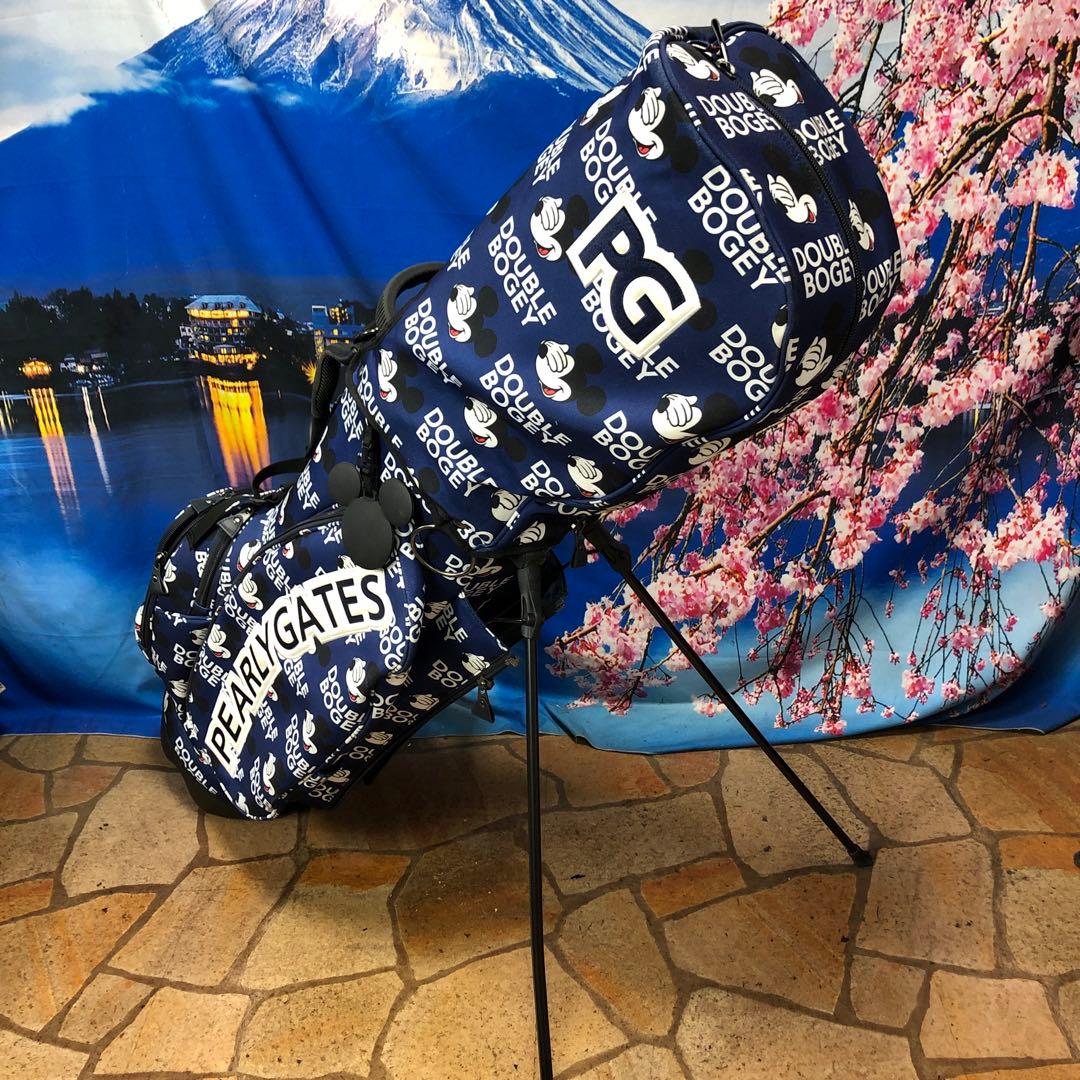 寶BU-1109 パーリーゲイツ ミッキーコラボ キャディバッグ スタンド式