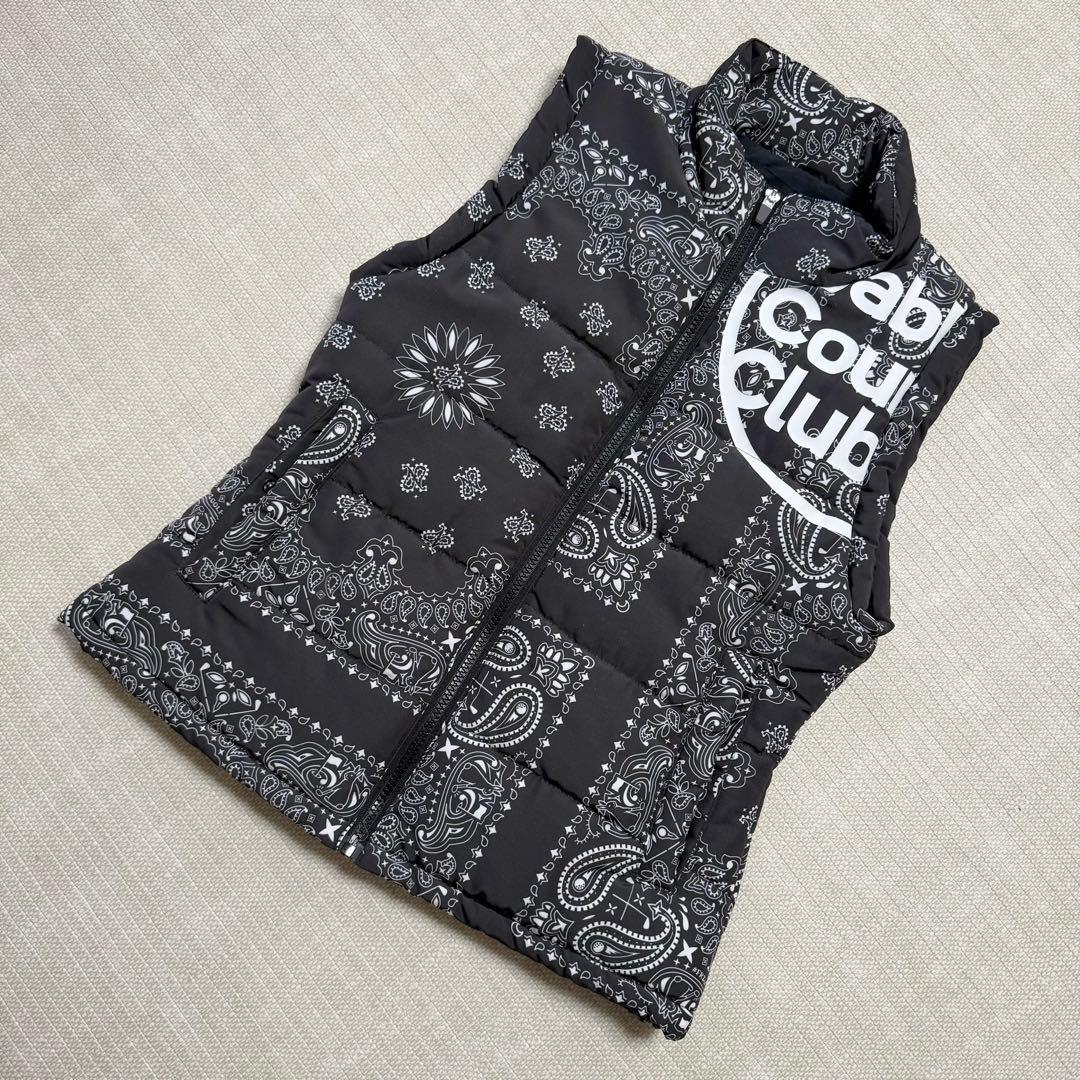 【値下げ不可】 FR2GOLF エフアールツーゴルフ ペイズリー柄 ダウンベスト