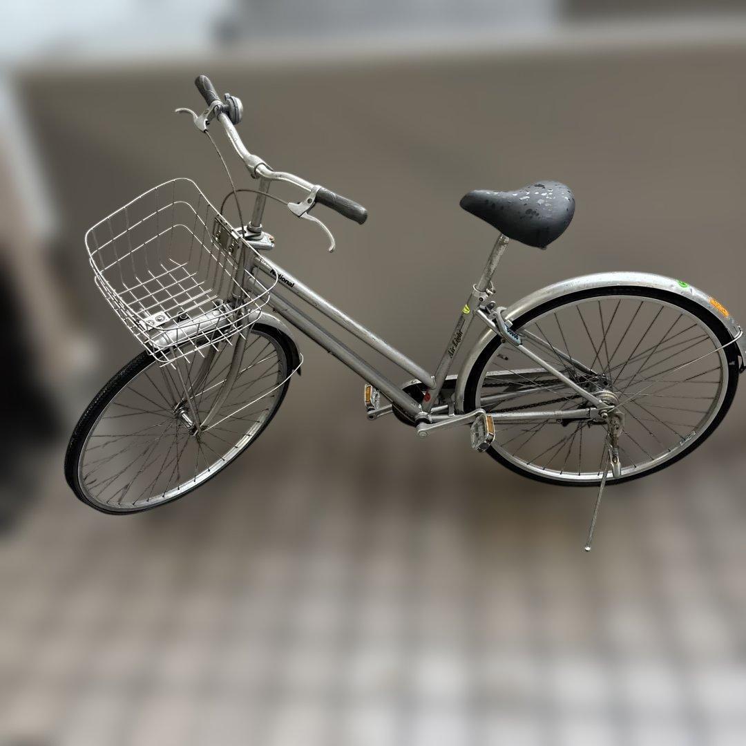 National Air Light シティサイクル 前カゴ付き 26インチ
