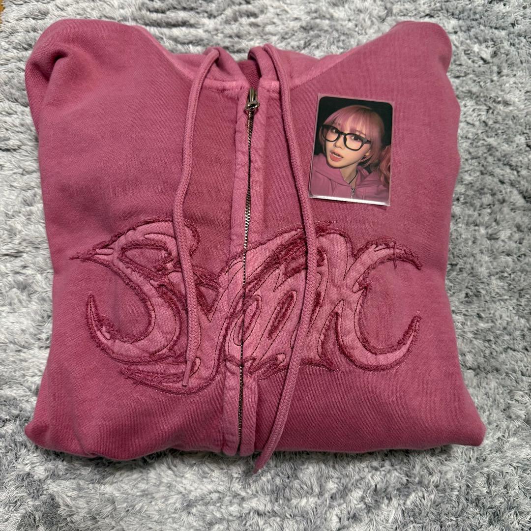 aespa ピンクフーディ ジゼルトレカ付き