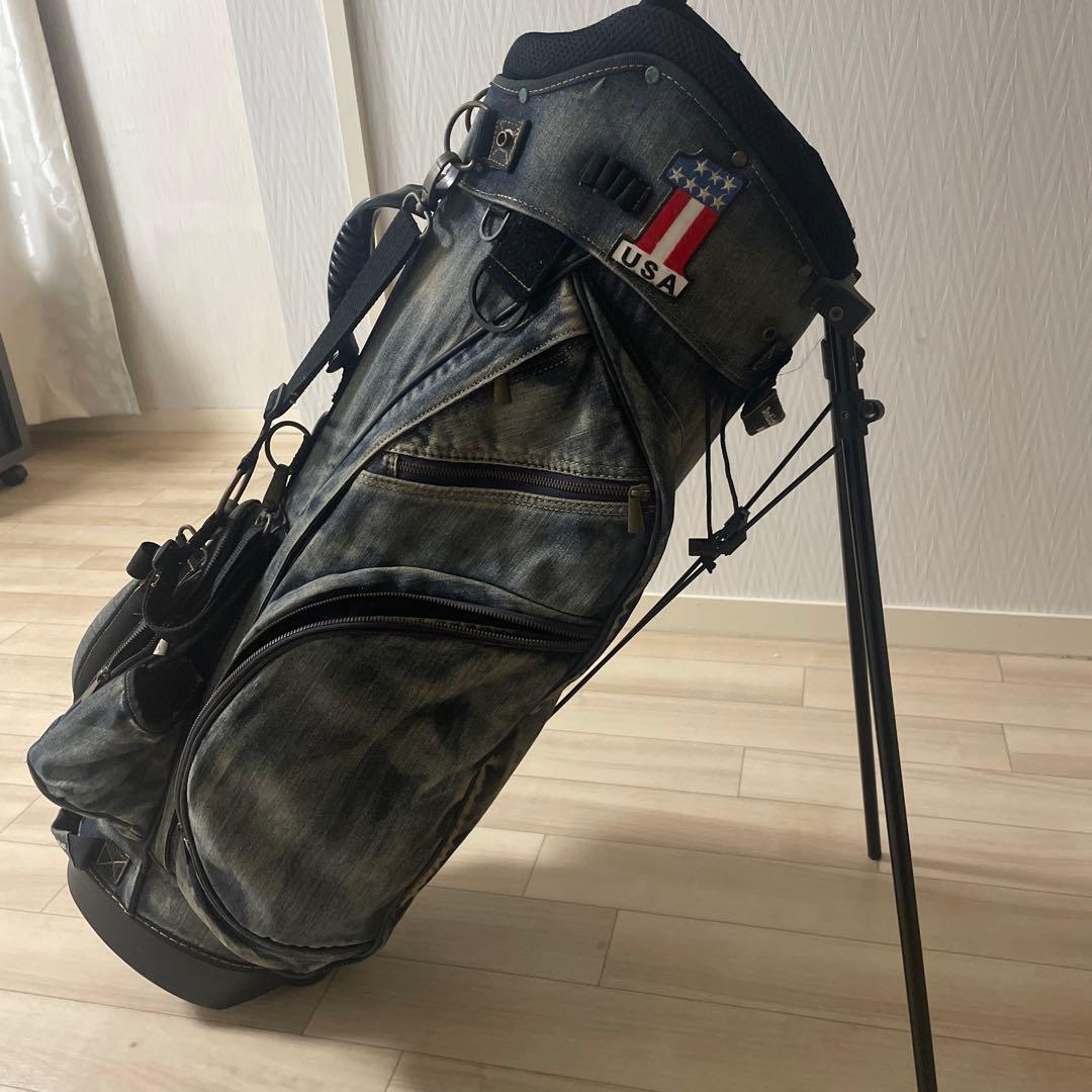 19golf デニムキャデイバッグ(色落加工)8.5インチ