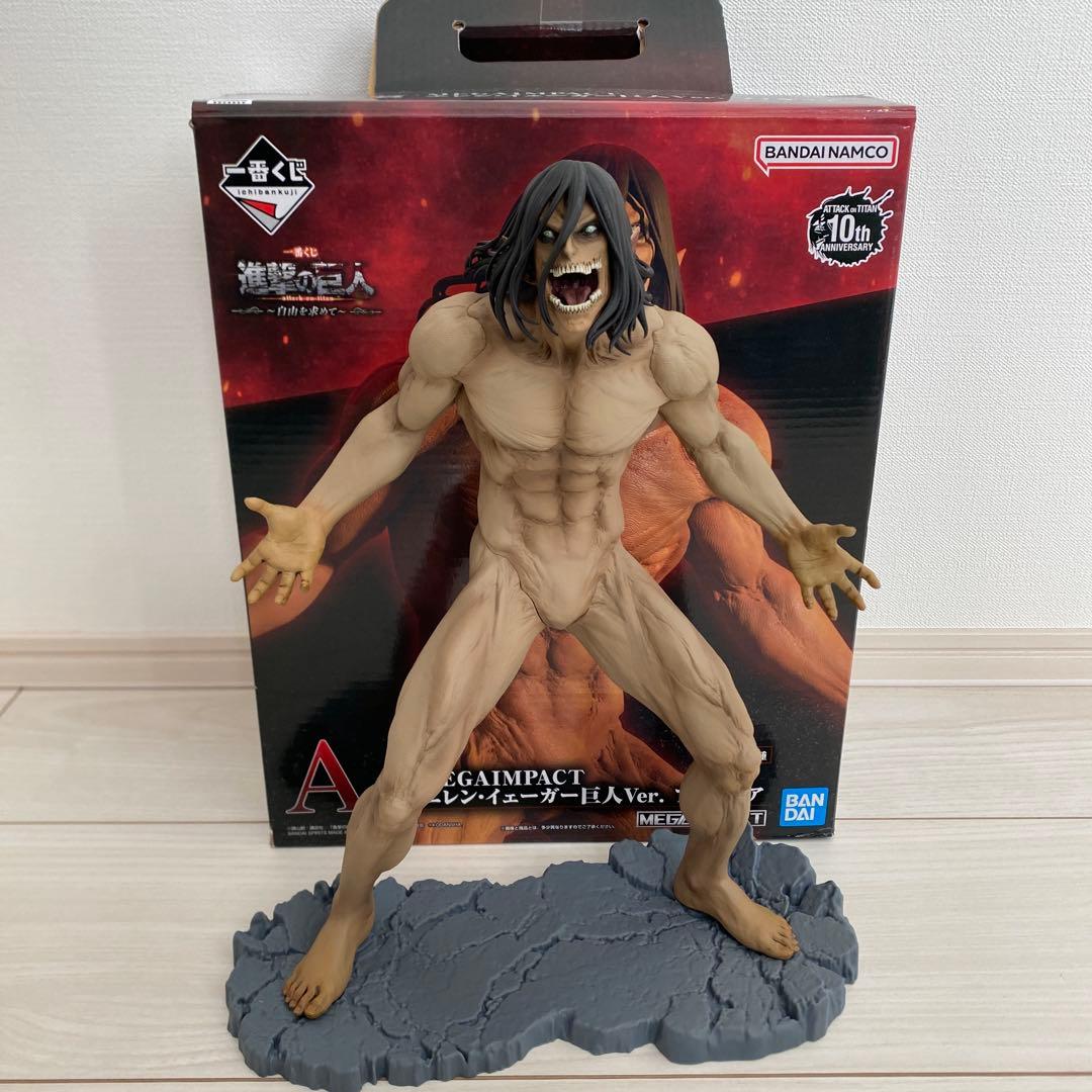 1番くじ　エレン巨人　メガインパクトフィギュア　Attack on Titan