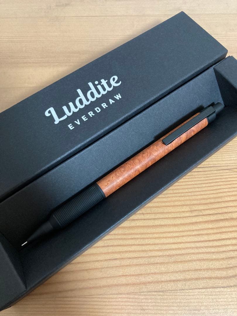 ラダイト　エバードロー　花梨瘤　シャーペン　値下げ○ おまけ付き
