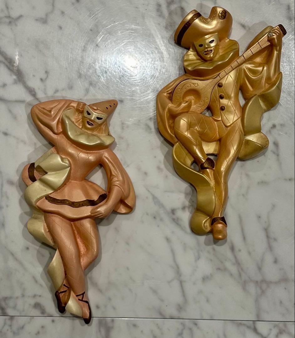 ヴィンテージ 1960年 Miller Studio ハーレクイン　ウォールデコ