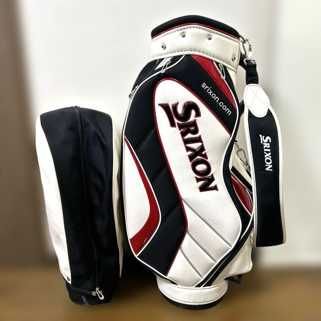 スリクソン　9.5型キャディバッグ　ホワイト系色