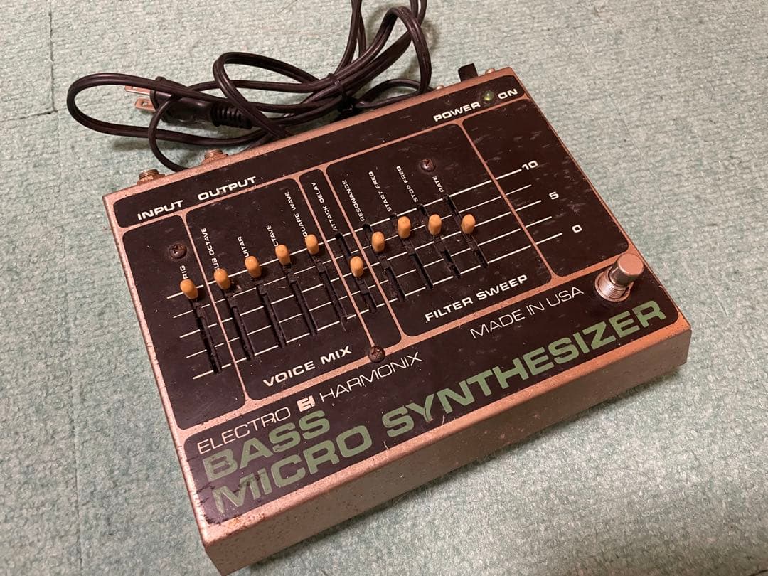 希少Electro-Harmonix BASS MicroSynthesizer