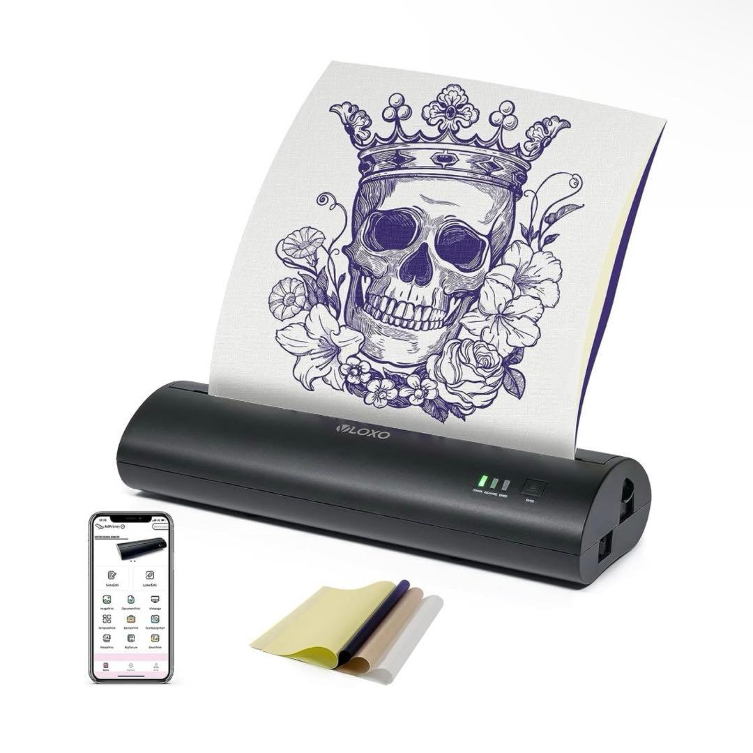 【新品未使用】タトゥーマシン 転写機 サーマルコピー ポータブル