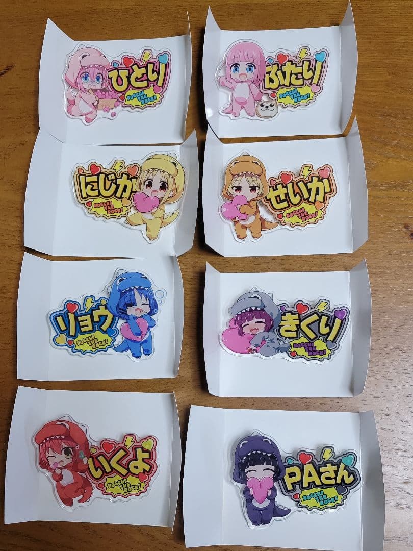 ぼっち・ざ・ろっく！アクリルバッジ　ドンキ限定　全種セット