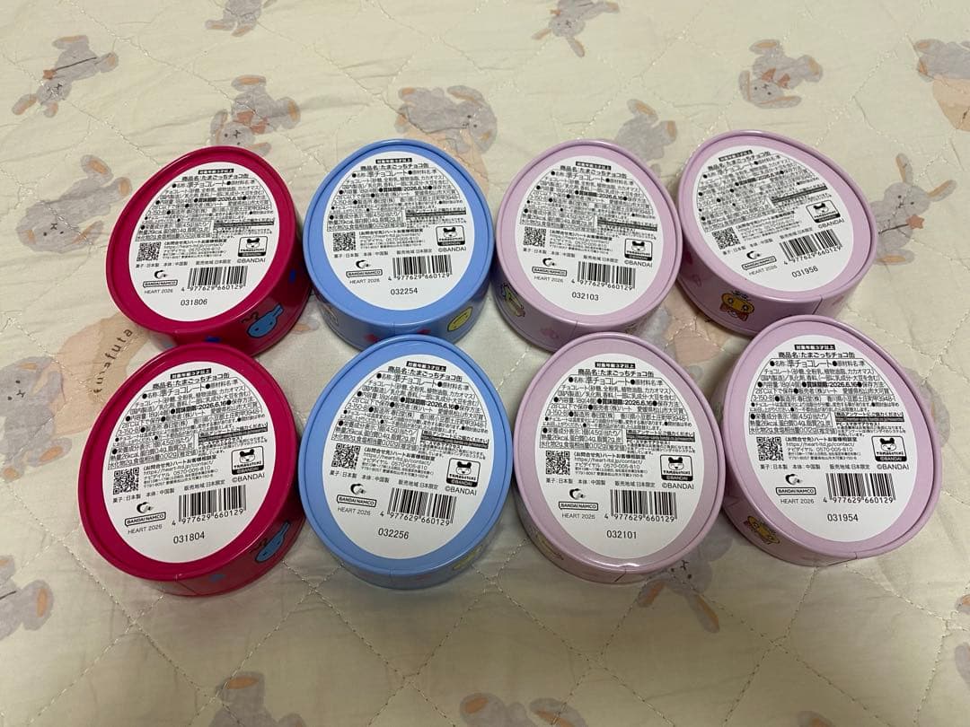 たまごっちチョコ缶　2セット