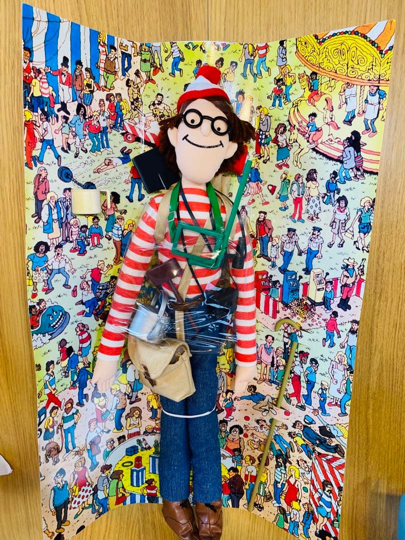 ウォーリーをさがせ！ 1991年製　50センチぬいぐるみ