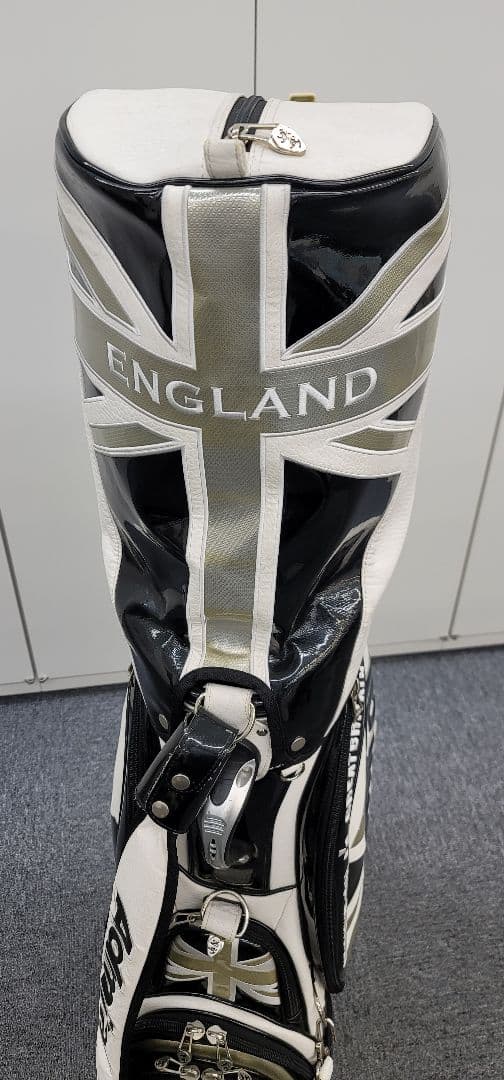 Admiral キャディバッグ 白/黒/シルバー