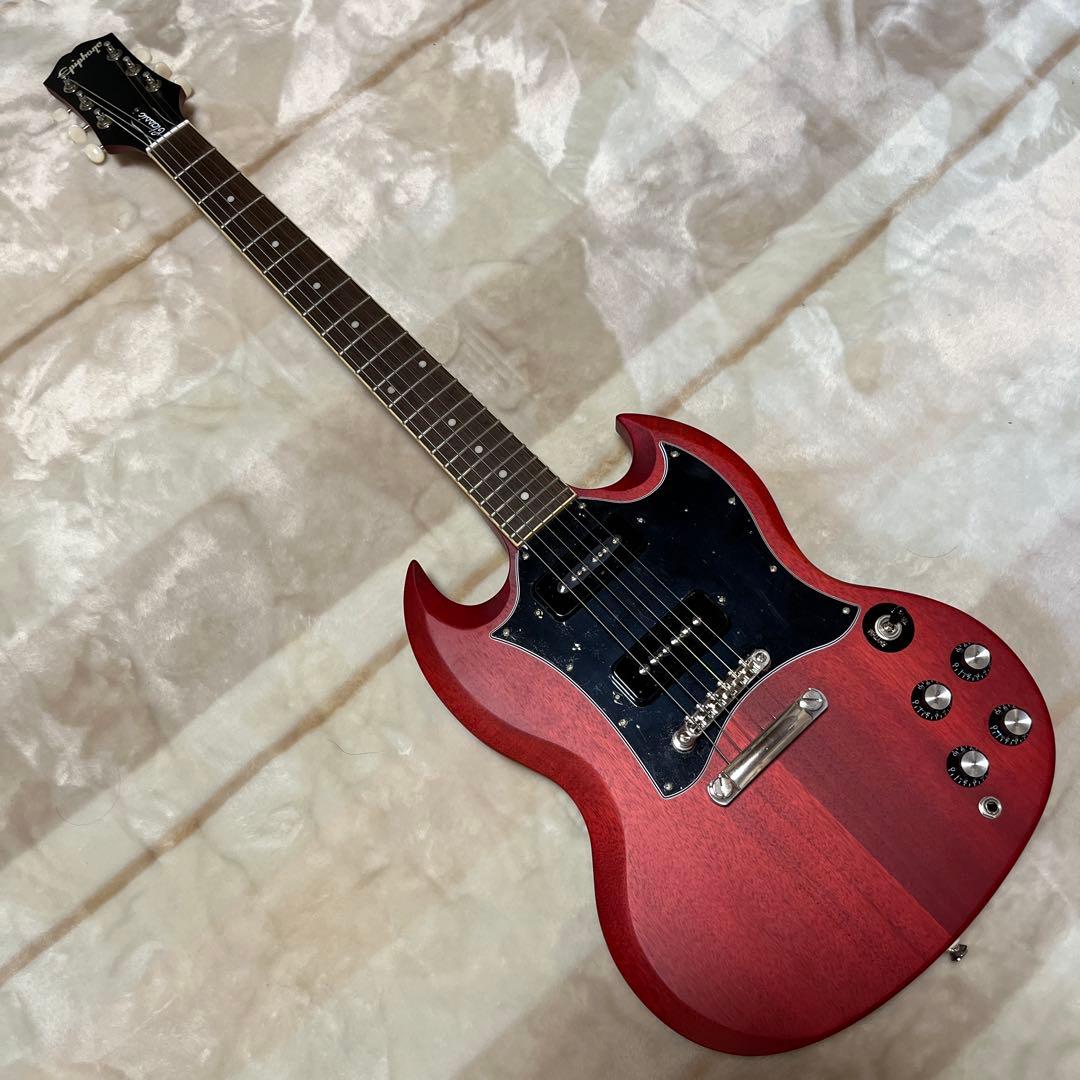 EPIPHONE SG Classic Worn Worn Cherry 美品