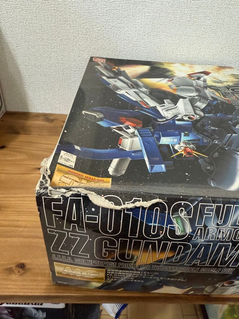 ガンプラセット MGフルアーマーZZガンダムと試作機FAZZ他