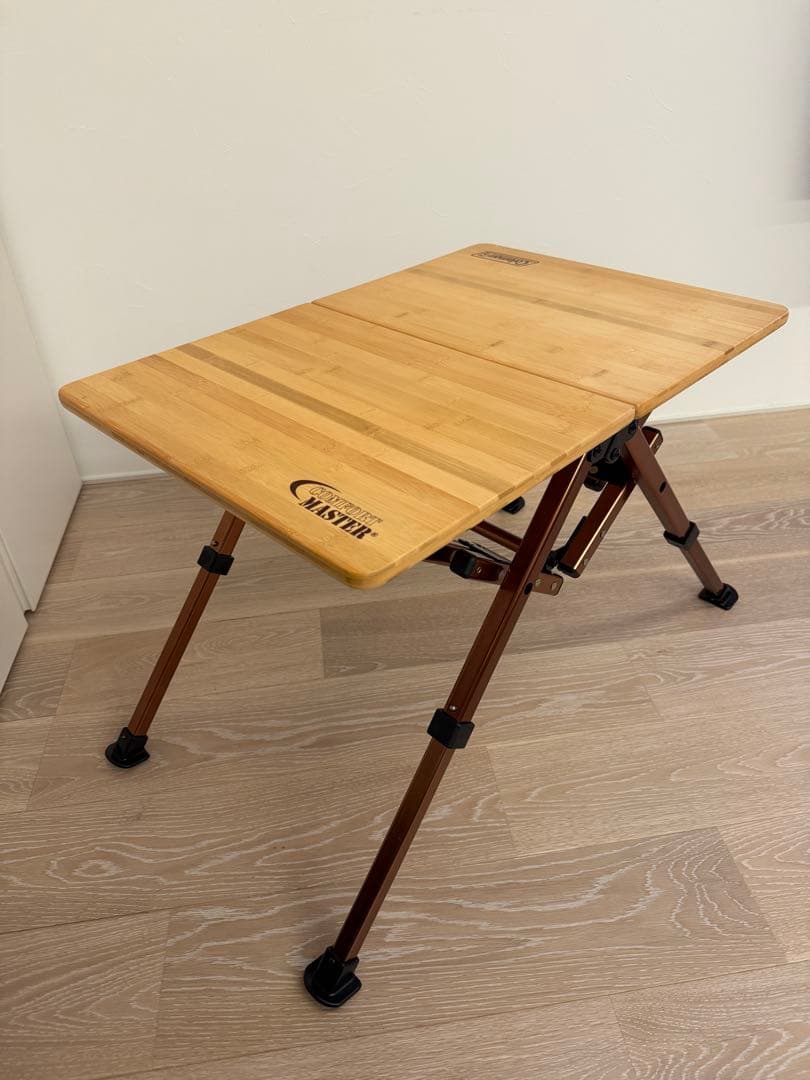 【専用】コールマン コンフォートマスター バンブーラウンジテーブル65