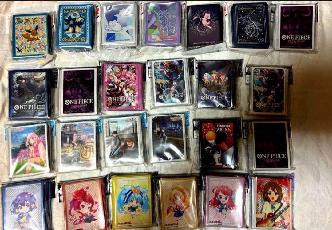 【大量】キャラクタースリーブ まとめ売り166個セット