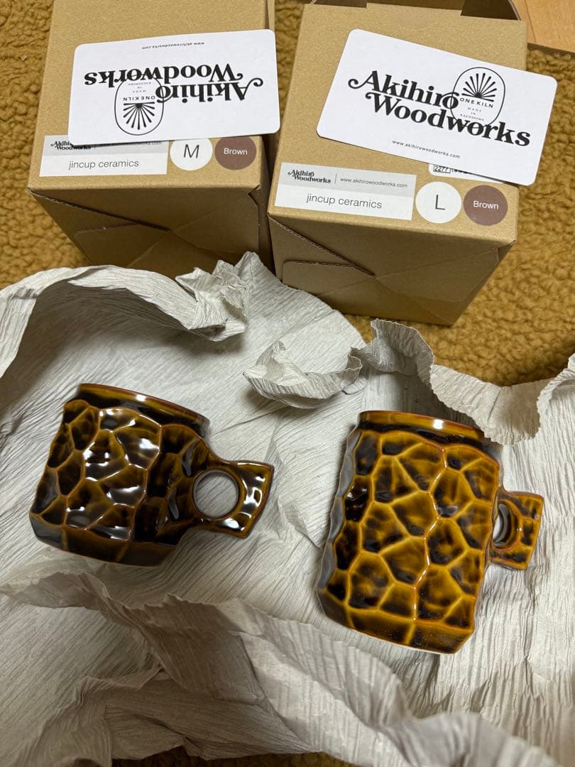 JINCUP ジンカップ セラミック M L brown