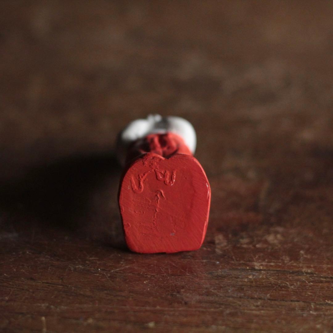 土人形 奉開眼 聖徳太子二歳像 四天王寺 古道具 アンティーク オブジェ