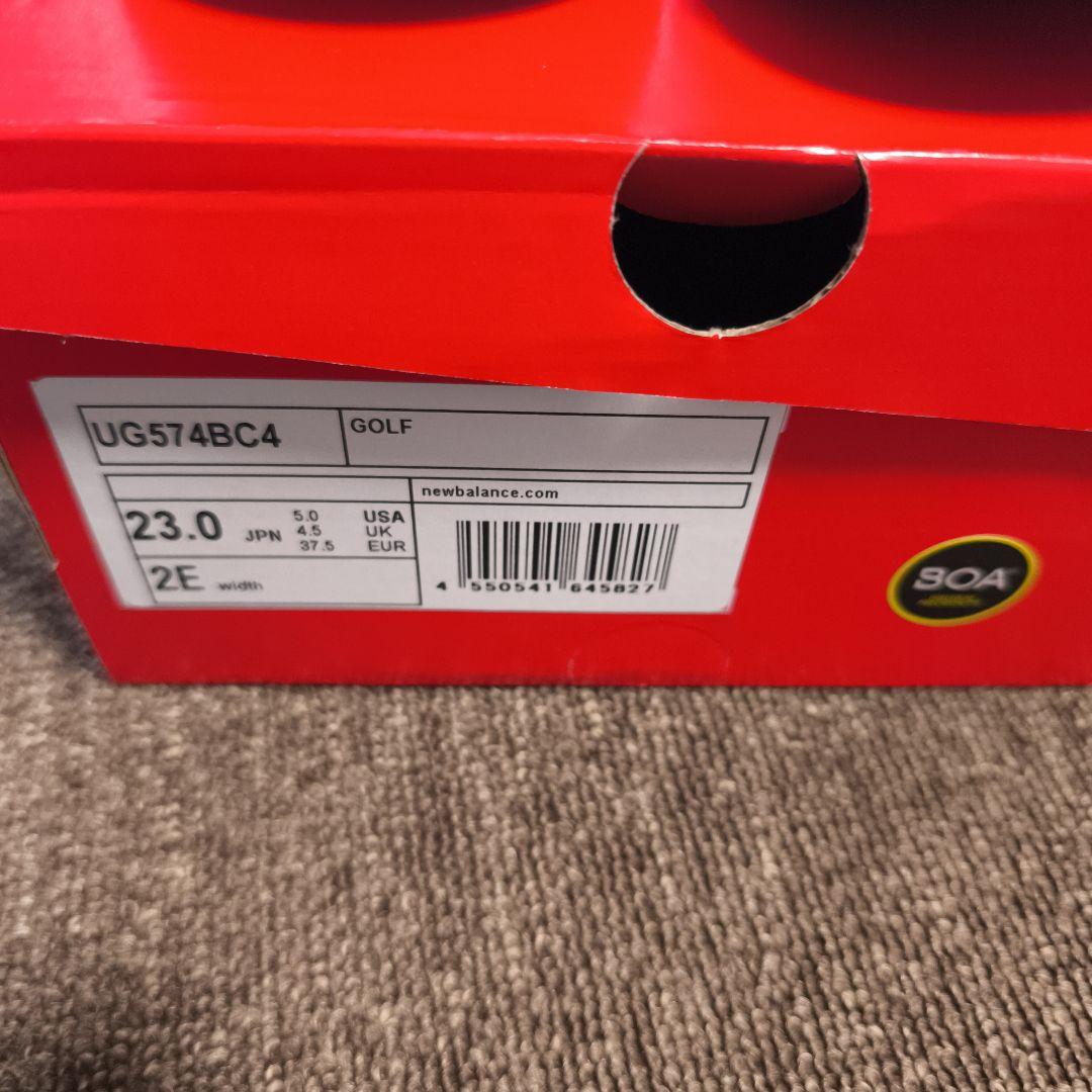 New Balance 574 2E ワイド ゴルフシューズ 23.5cm