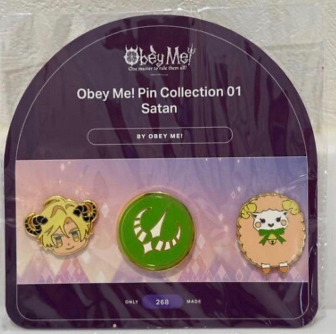 Obey Me! サタン　ピンバッジ　Makeship限定　新品未開封