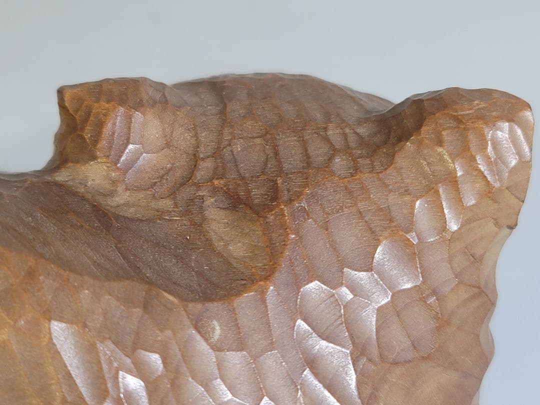 DT539 眠り猫 木彫 置物