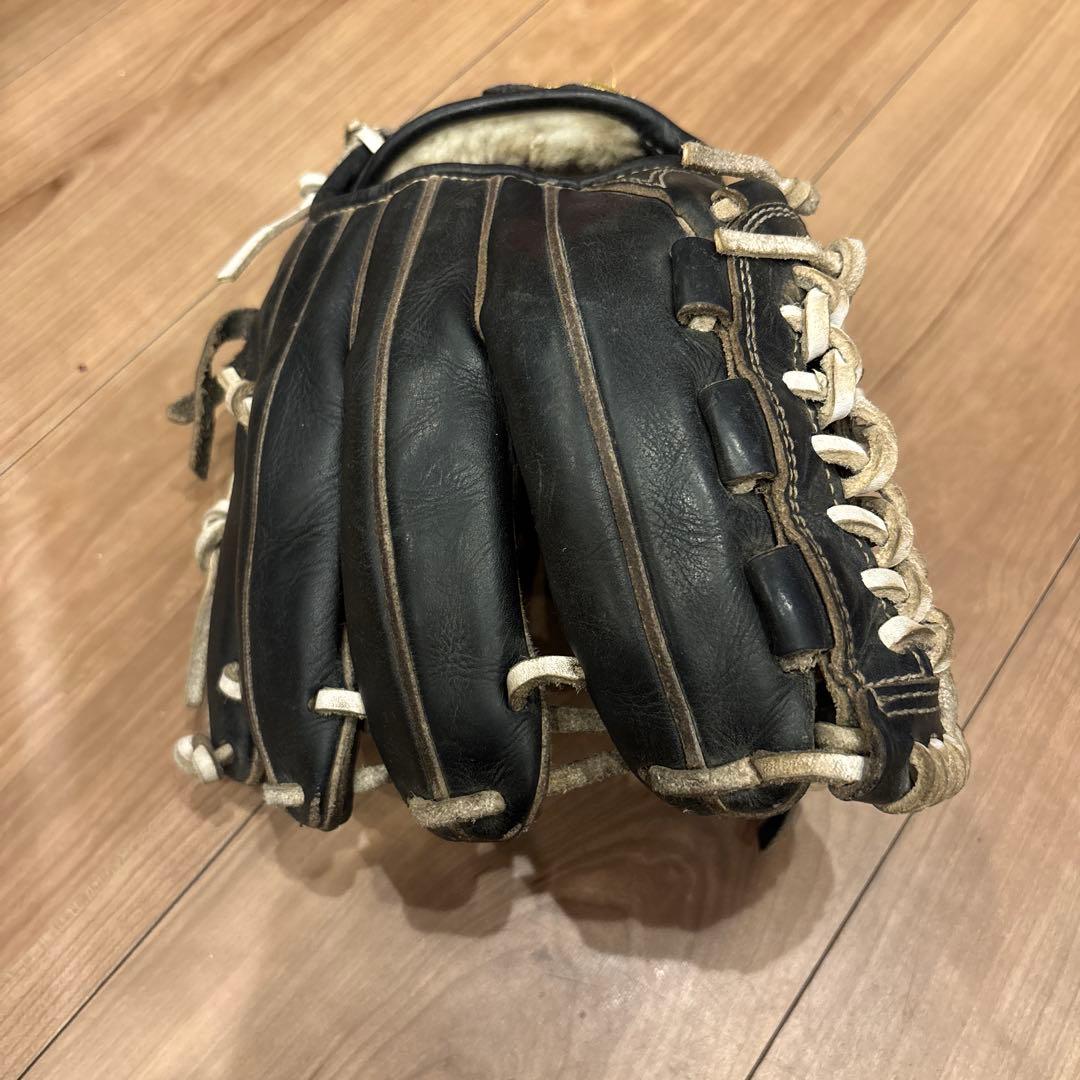 アトムズ硬式グローブ 黒 レザー