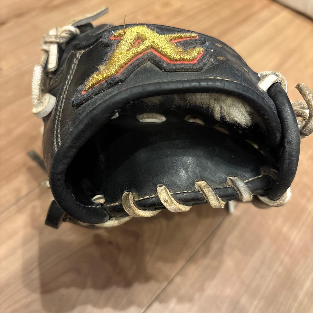 アトムズ硬式グローブ 黒 レザー