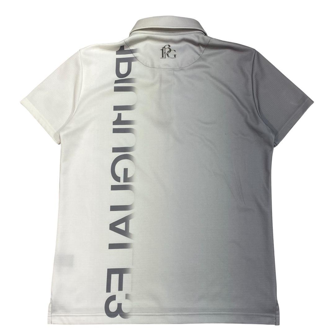 ウノピュウノウグァーレトレ 半袖 ポロシャツ M ゴルフ ホワイト グレー