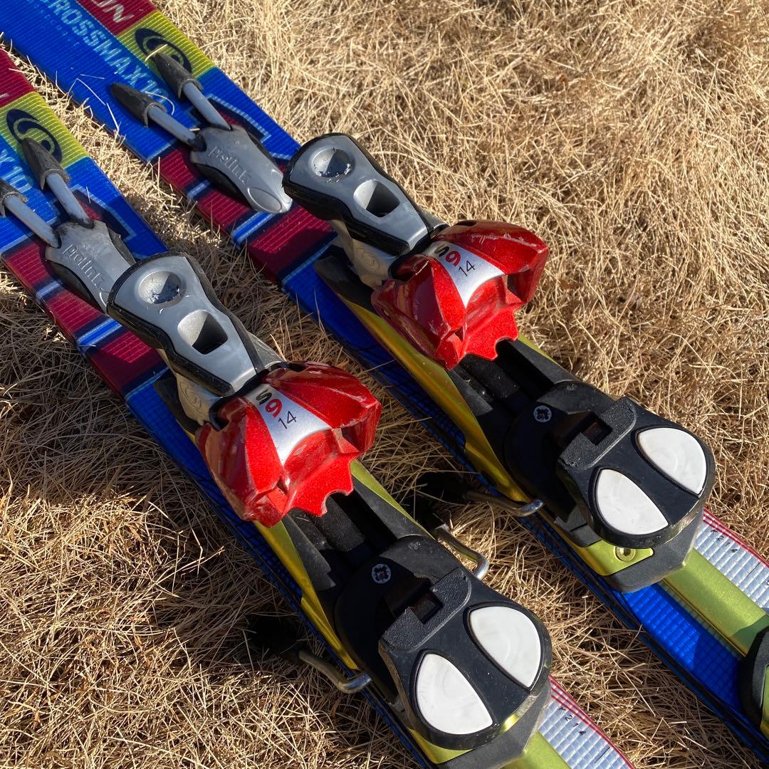 SALOMON CROSSMAX10 L160 スキー板 赤/青/白