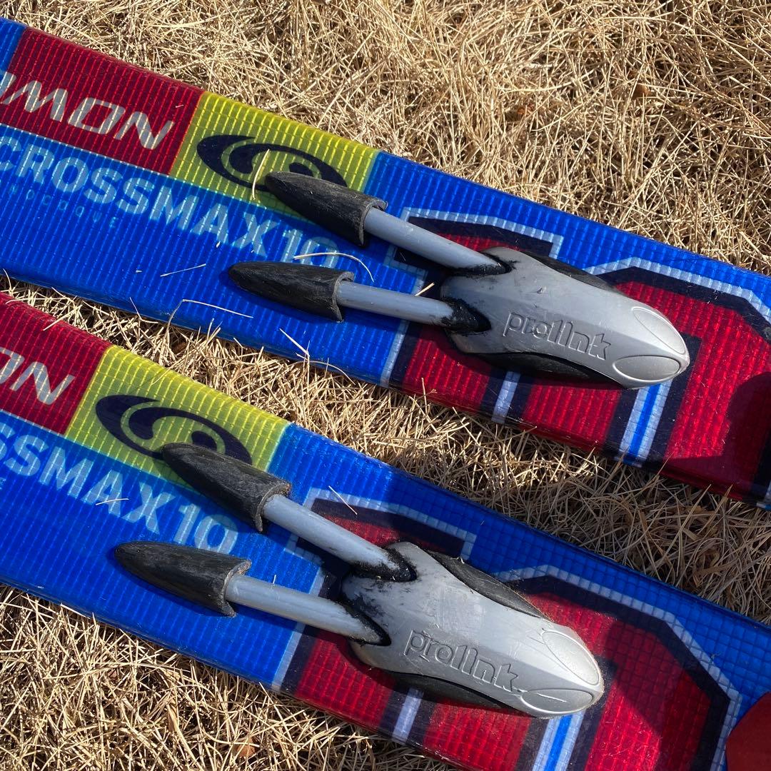 SALOMON CROSSMAX10 L160 スキー板 赤/青/白