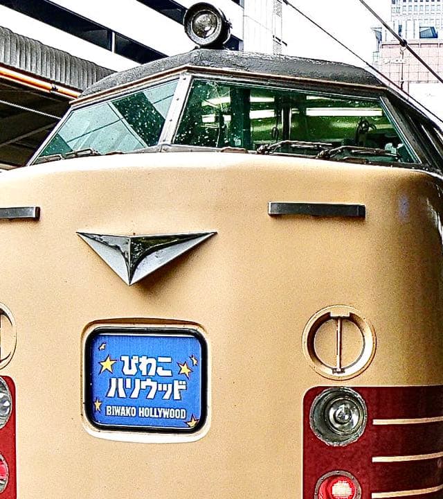 JR西日本　485系（びわこハリウッド/大阪）前面側面カット幕　ラミネート加工