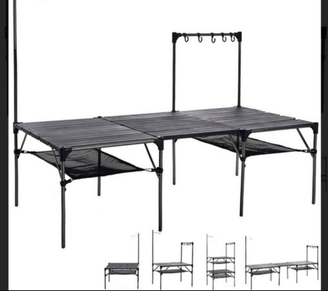 スームルーム　アルミテーブルセット