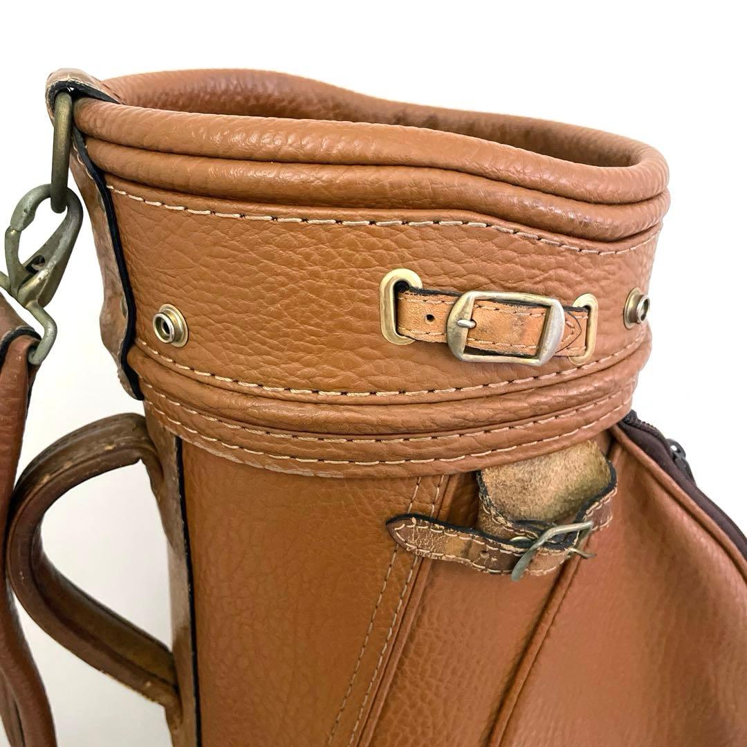 希少　バーバリー　ノヴァチェック ゴルフバッグ　キャディバッグ　本革使用