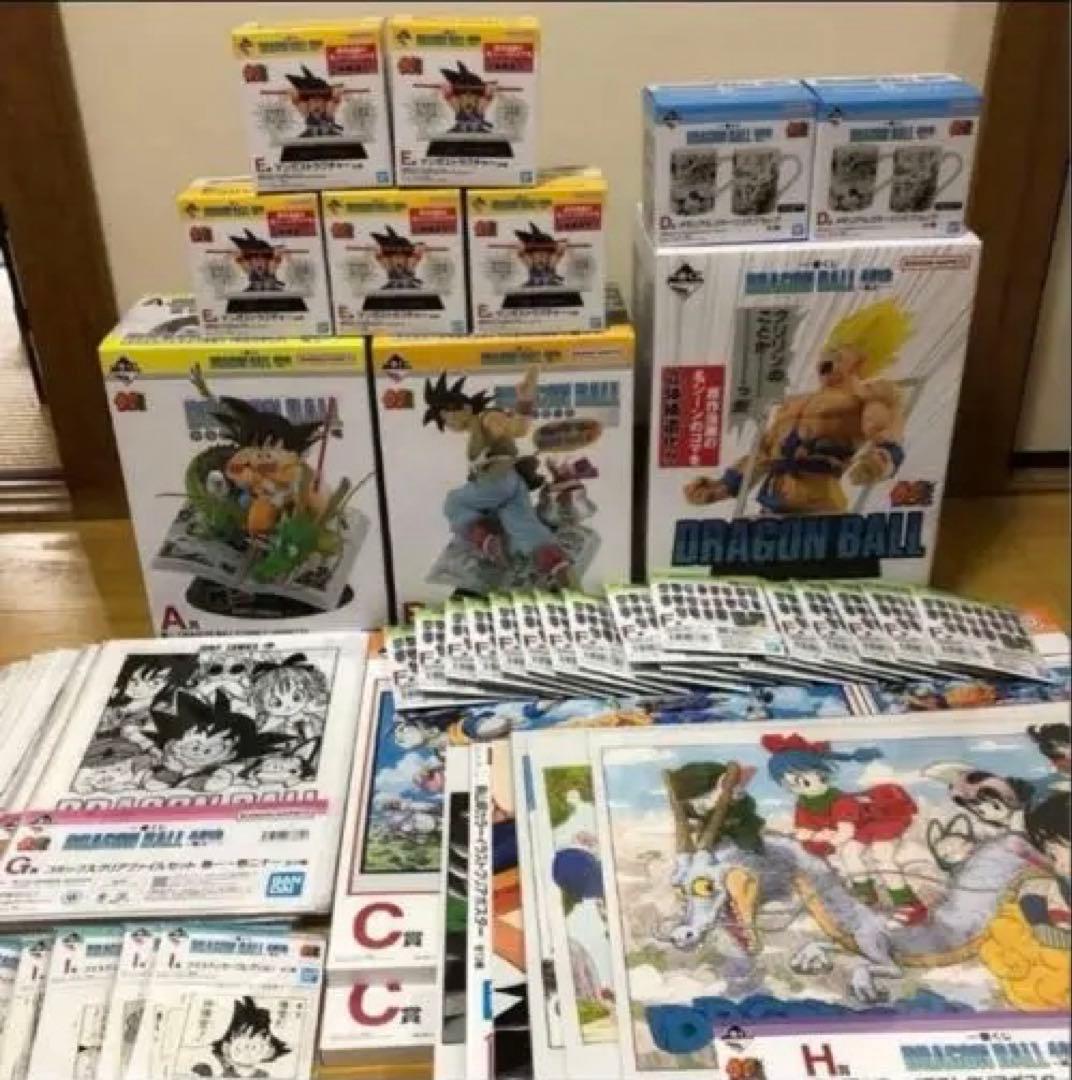 ドラゴンボール一番くじ76種セット 3つ欠品2、3枚目画像参照下さい