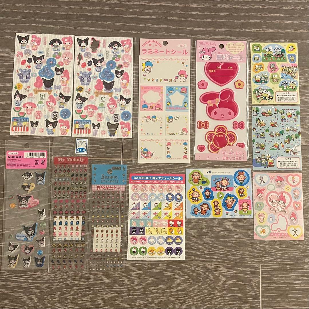 【激レア・希少】当時物 サンリオ キャラクターシール まとめ売り マイメロディ等