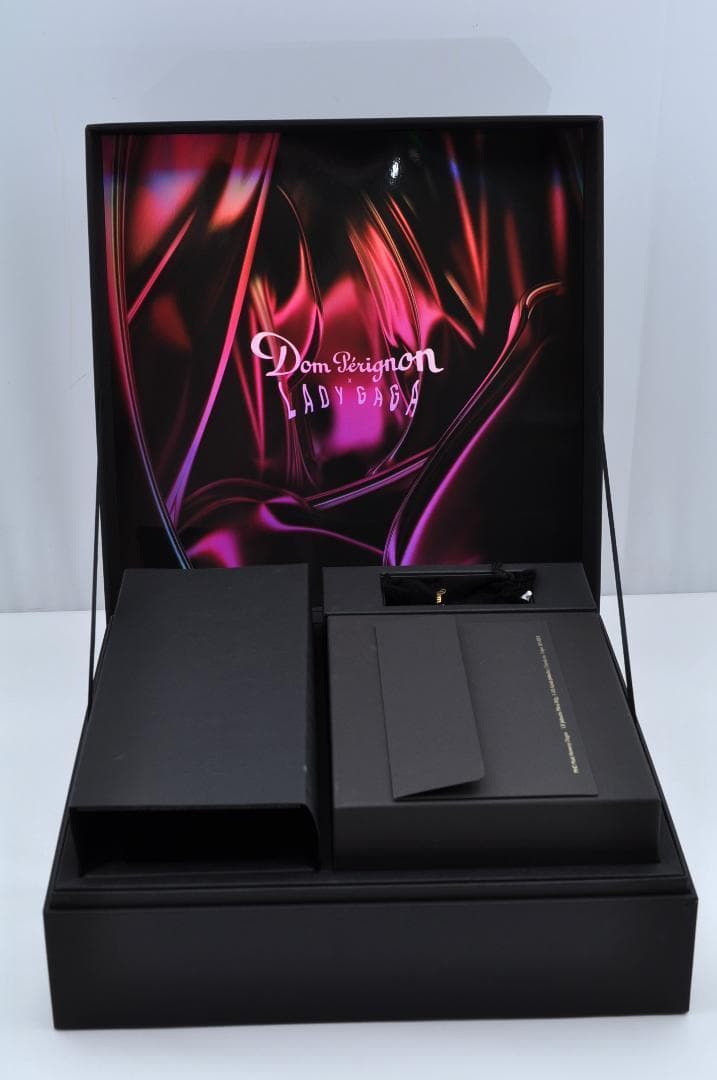ボトルなし ドンペリニヨン×レディガガ グラス2脚ストッパーセット TA1833