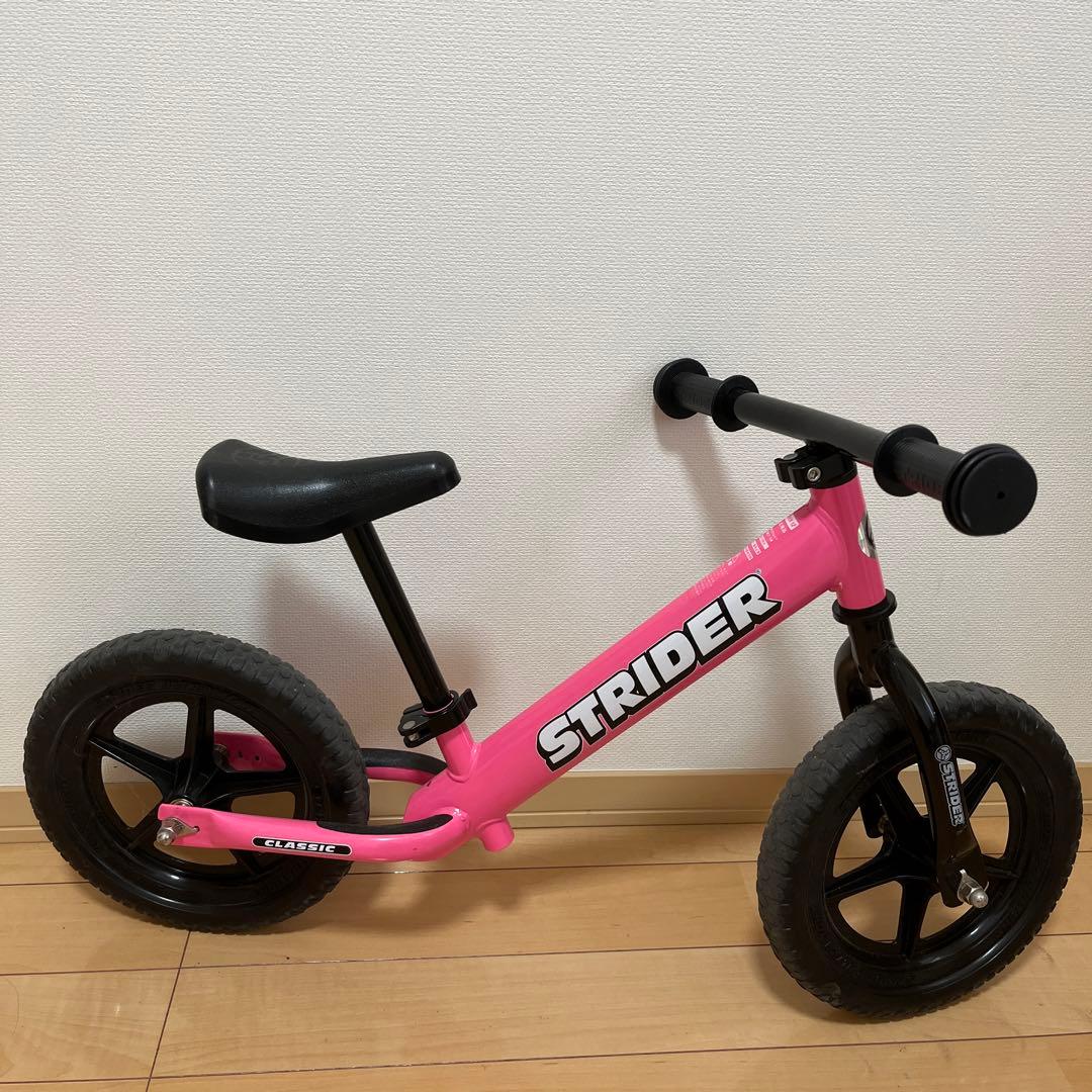 ランニングバイク ストライダー クラシックモデル ピンク　12 STRIDER
