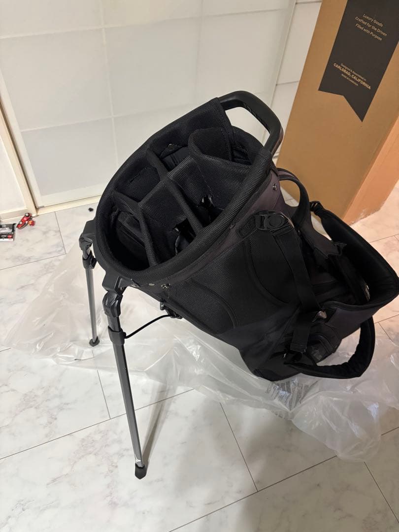 Mizuno スタンド付きキャディバッグ ブラック