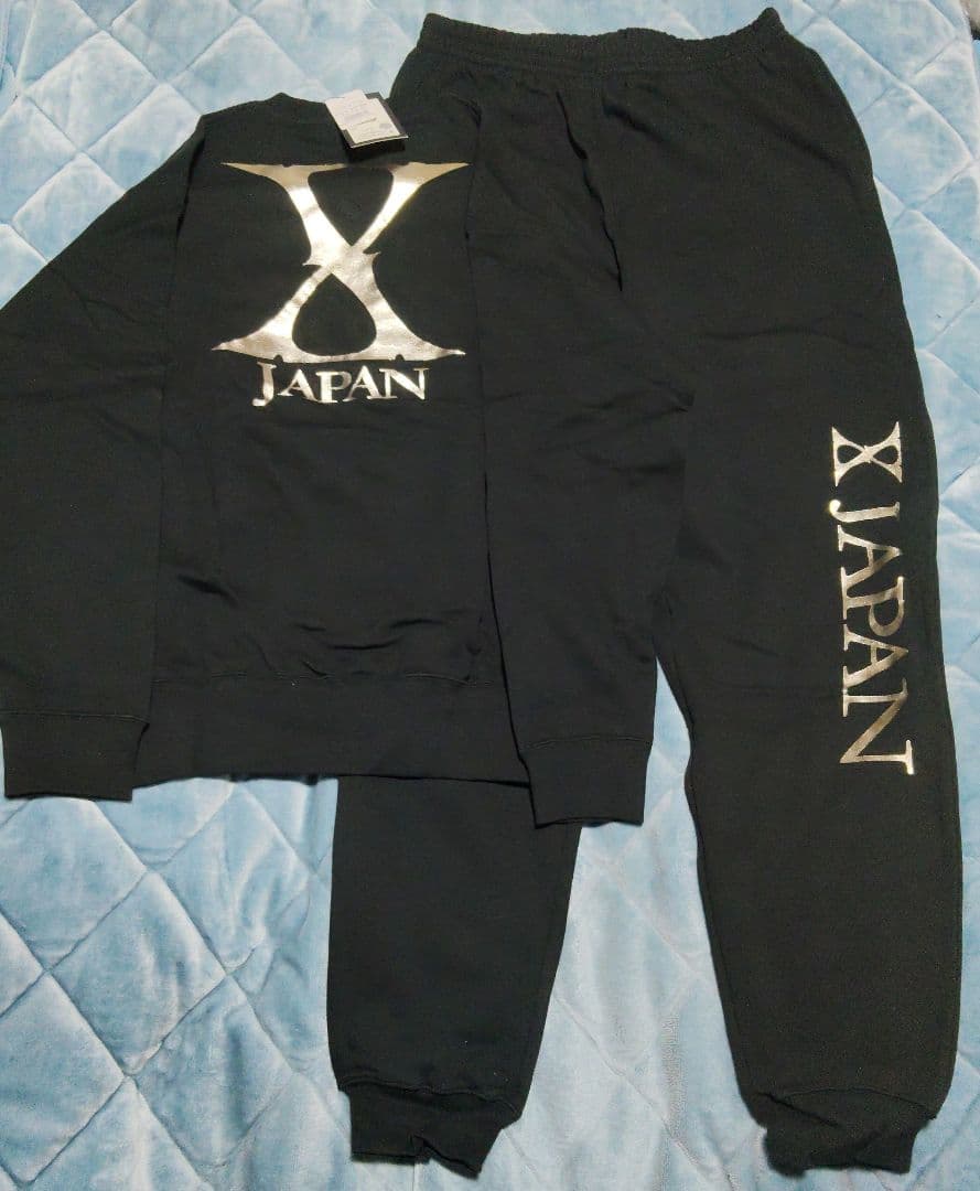 新品タグ付 XJAPAN ドンキホーテ スウェット上下Lサイズブラック×ゴールド