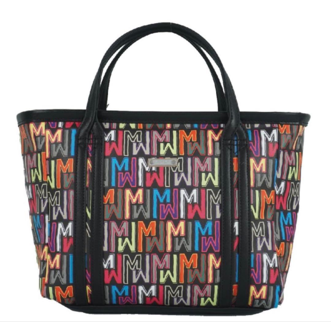 新品 パーリーゲイツ マスターバニー 総柄プリント カートバッグ 黒 兼用モデル