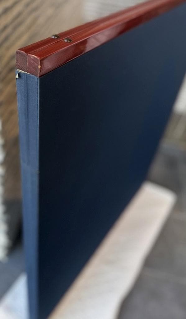 百花繚乱！「万葉百花百草」装飾銅金具付　二曲屏風　木下章